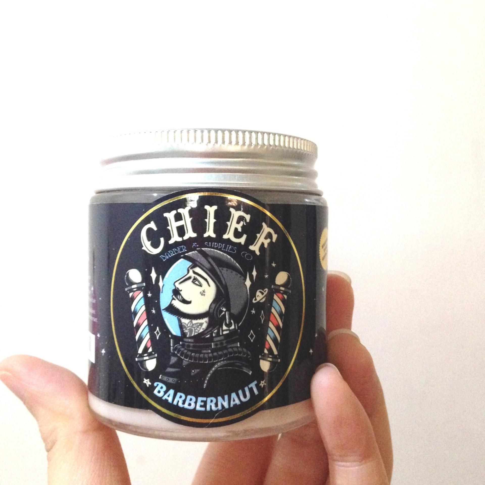 POMADE CHIEF BARBERNAUT SPACE CLAY STRONG HOLD + FREE SISIR SAKU POMADE CHIEF BARBERNAUT SPACE CLAY STRONG HOLD + FREE SISIR SAKU