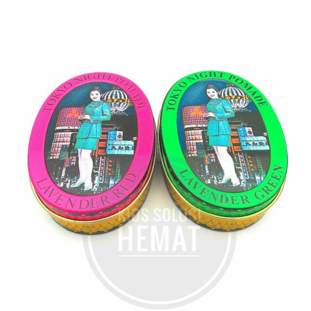 POMADE RED AND GREEN TOKYO NIGHT LAVENDER 2 Pcs - 50gr POMADE RED AND GREEN TOKYO NIGHT LAVENDER 2 Pcs - 50gr