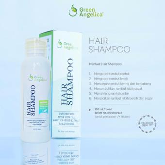 Gambar shampo untuk rambut cepat panjang shampo untuk rambut rontok dan ketombe Green Angelica Shampo Penumbuh Rambut Tercepat,shampo rambut kering dan rontok