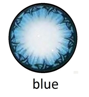 Gambar Softlens Eyezone Yara   Warna Blue   Biru