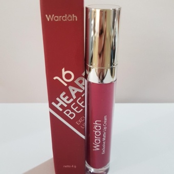 Wardah Exclusive Matte Lip Cream 16 - HeartBeet | Lazada