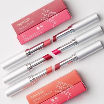 Wardah Longlasting Lipstick 08 Red Velvet - Warna Pigmented Lipstik Matte Juni 2018 - 3 Wardah Longlasting Lipstick 08 Red Velvet - Warna pigmented Lipstik Matte - 3