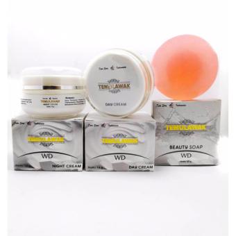 Gambar WD Cream Temulawak Premium SET Soap, Day Cream, Night Cream Lolos BPOM dan halal
