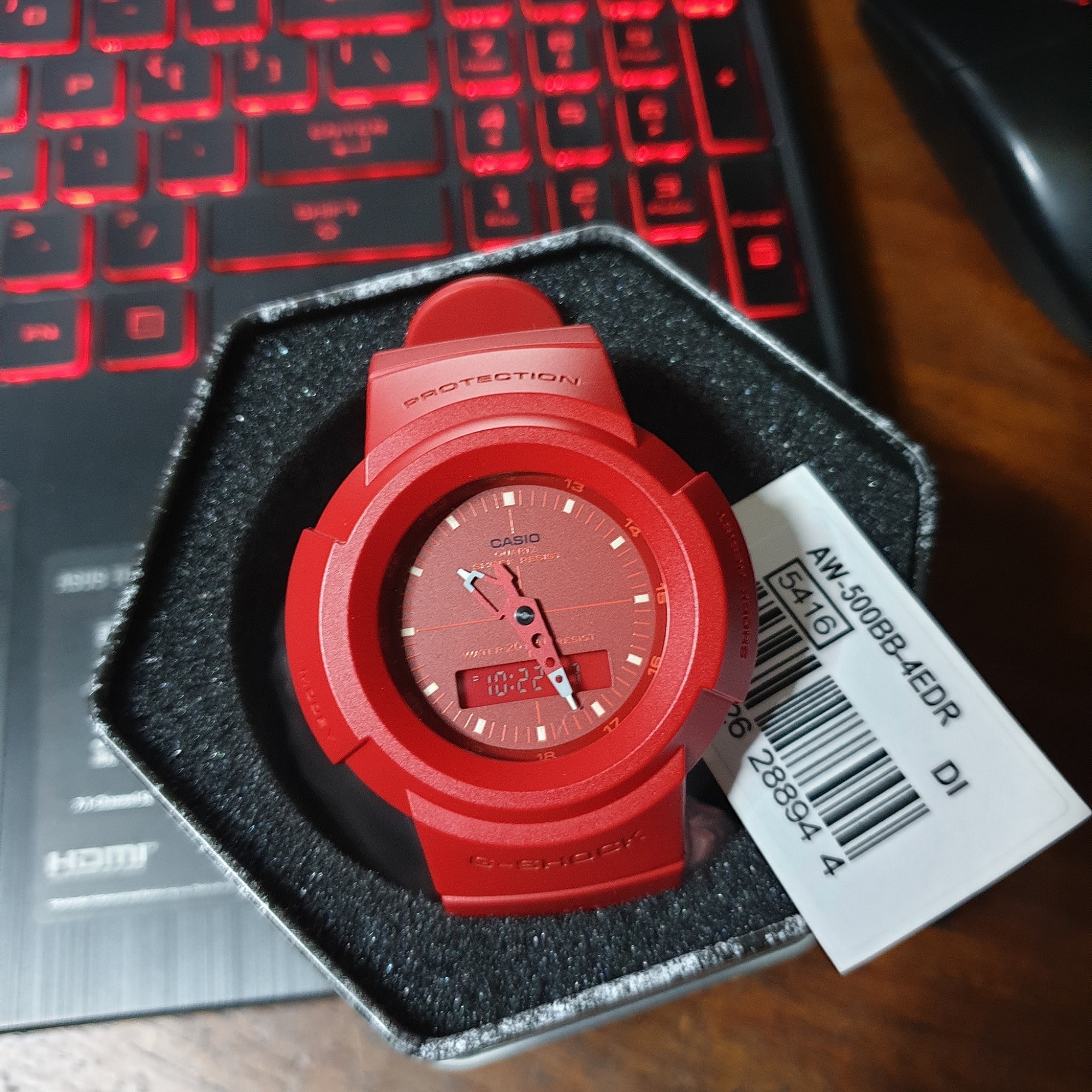 Casio G-Shock Formal Digital / AW-500BB-1EDR / AW-500BB-4EDR / AW-500E-1EDR  / Jam Tangan Pria / Strap Resin | Lazada Indonesia