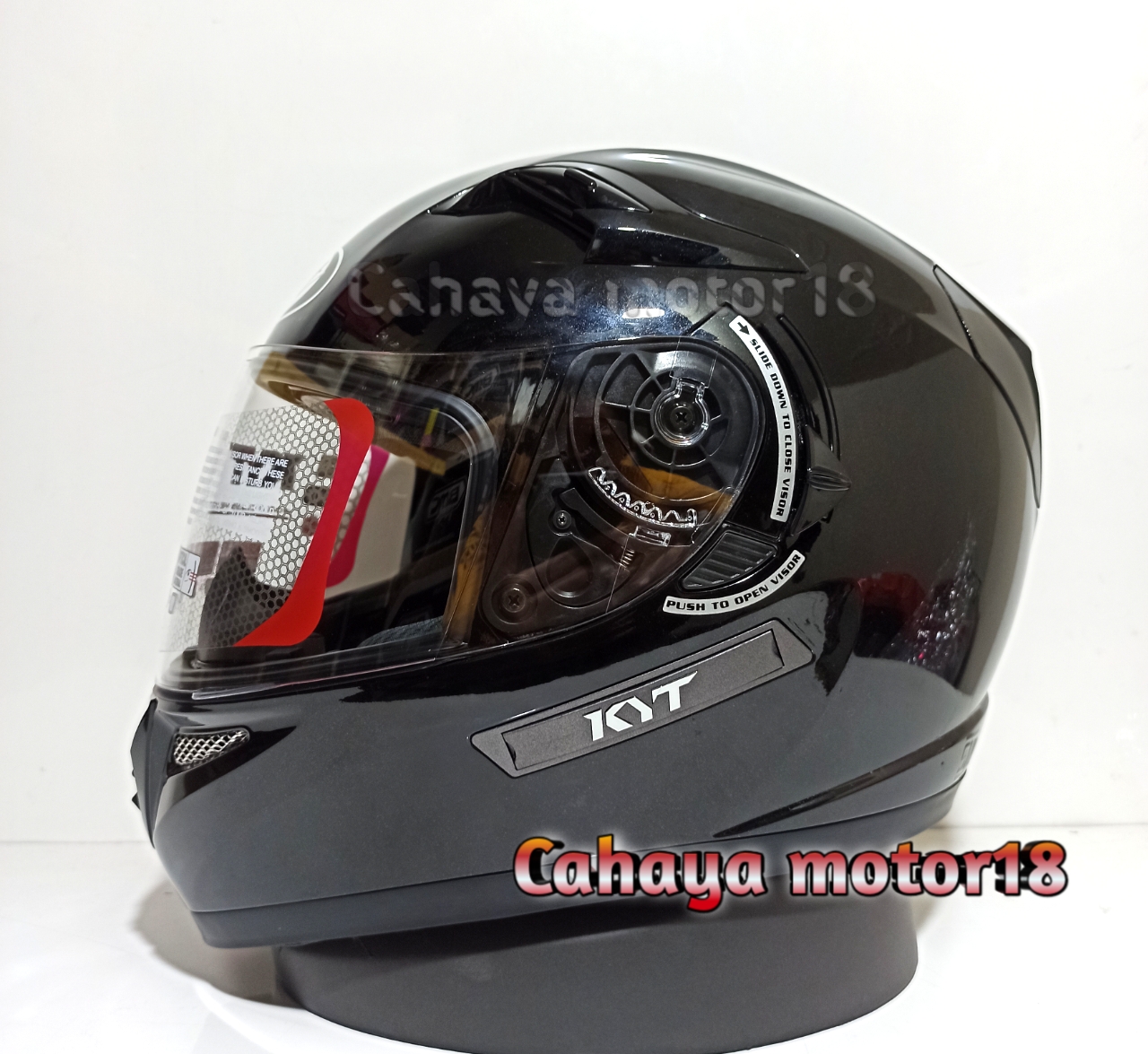 HOT Helm Kyt Full Face K2 Rider HELM KYT K2 RIDER BLACK