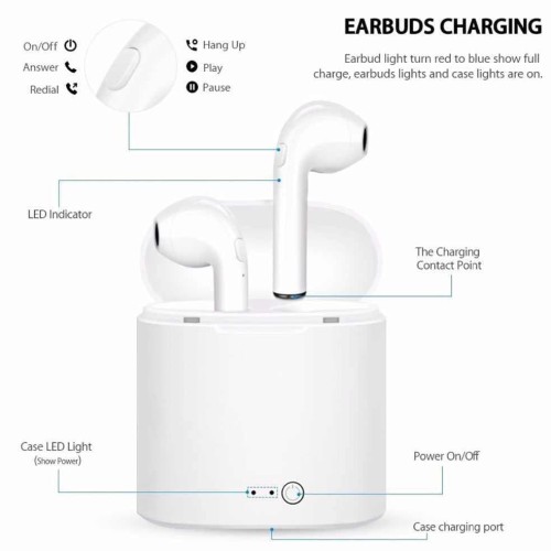 i7s Tws Wireless Headphones Bluetooth 