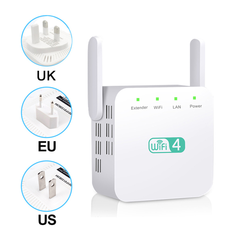 Lzdamไร้สายอุปกรณ์ช่วยขยายช่วงสัญญาณWiFiที่ขยายสัญญาณWifi 300Mbpsเราเตอร์ไร้สายตัวกระจายวายฟายยาวเครื่องเร่งสัญญาณไวไฟ