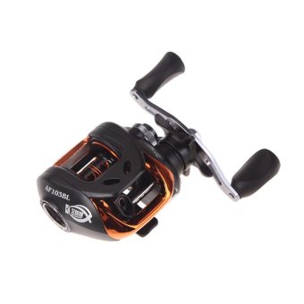 AF103 10 + 1 BB bantalan bola tangan kiri umpan Casting Memancing Reel kecepatan tinggi 6.3:1 hitam