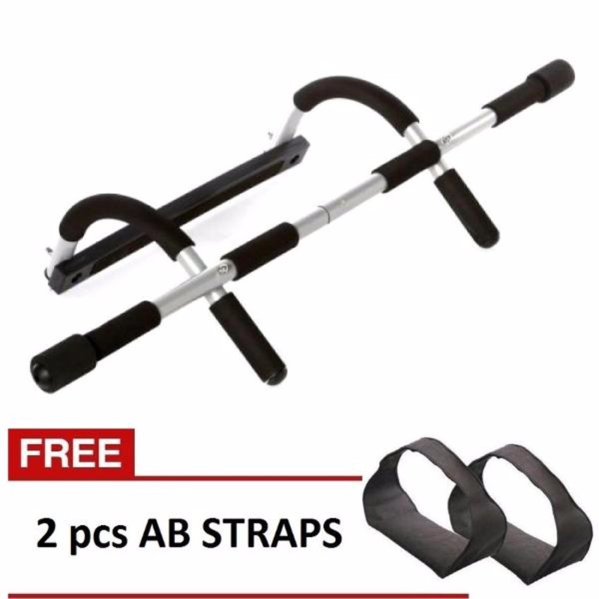 ANGEL Iron Gym Alat Fitness Portabel + Gratis AB Straps