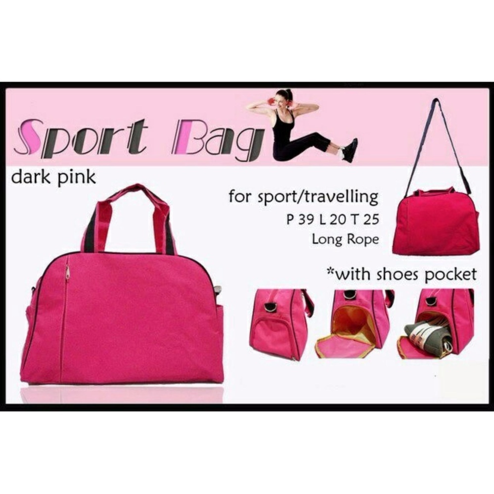 Baby Talk - Sport Bag Gym Bag Tas Olahraga Fitness Gym - Aksesoris Olahraga Gym Tas Senam Tas Serbaguna Multifungsi Totebag Olahraga Totebag Gym Totebag Fitnes - Warna Random