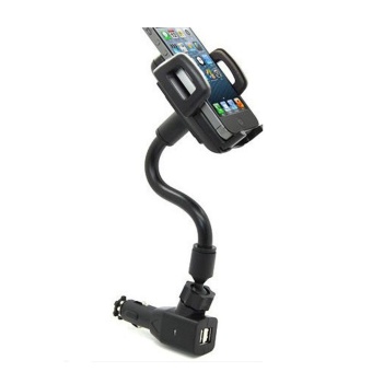 Gambar Car Mount Car Smartphone Holder with Dual USB For iphone 7 GPS  intl