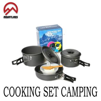 Gambar DS 300 Cooking Set Camping Alat Masak Pendaki Lengkap Terlaris
