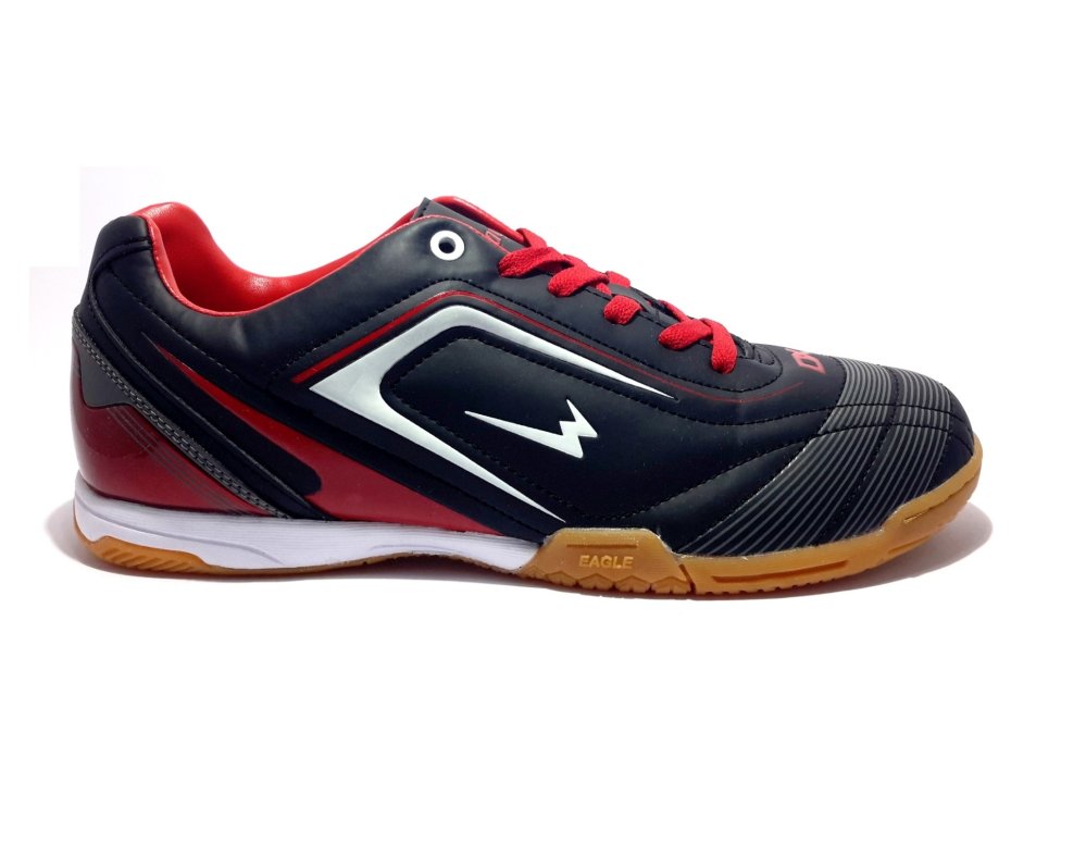 Harga Termurah Eagle New Ventura Sepatu Futsal Black Dark Red Eagle New Ventura Sepatu Futsal Black Dark Red White