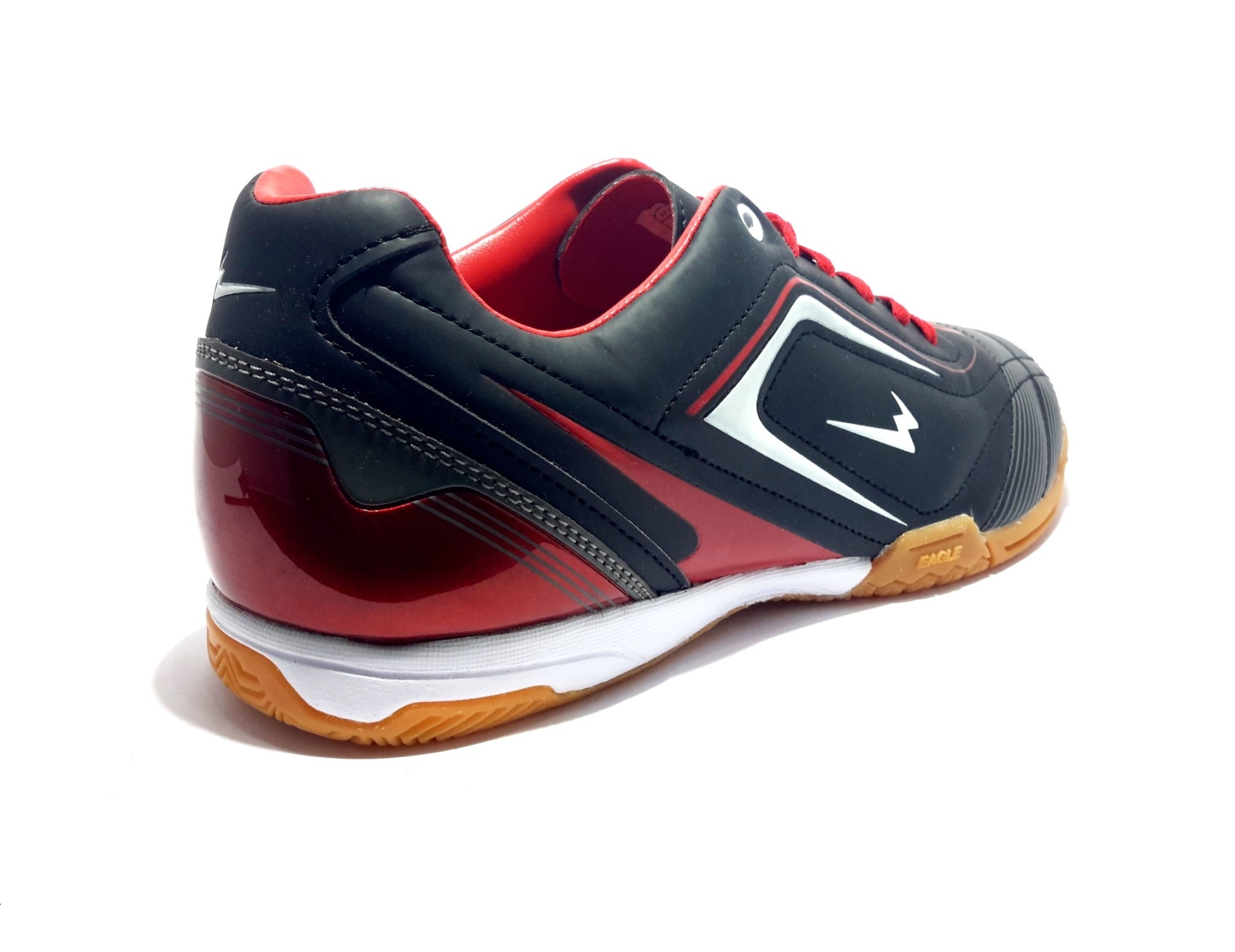 Harga Termurah Eagle New Ventura Sepatu Futsal Black Dark Red Eagle New Ventura Sepatu Futsal Black Dark Red White