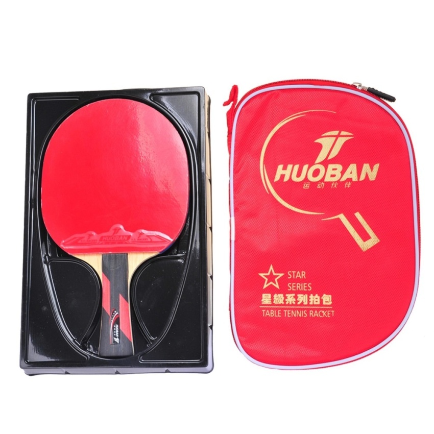 HUOBAN 6346A 6 Star Table Tennis Ping Pong Paddle High Quality Bat 1 .