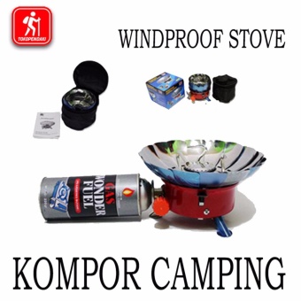Gambar Kompor Bunga Windproof Camping Anti Angin Awet ZT203