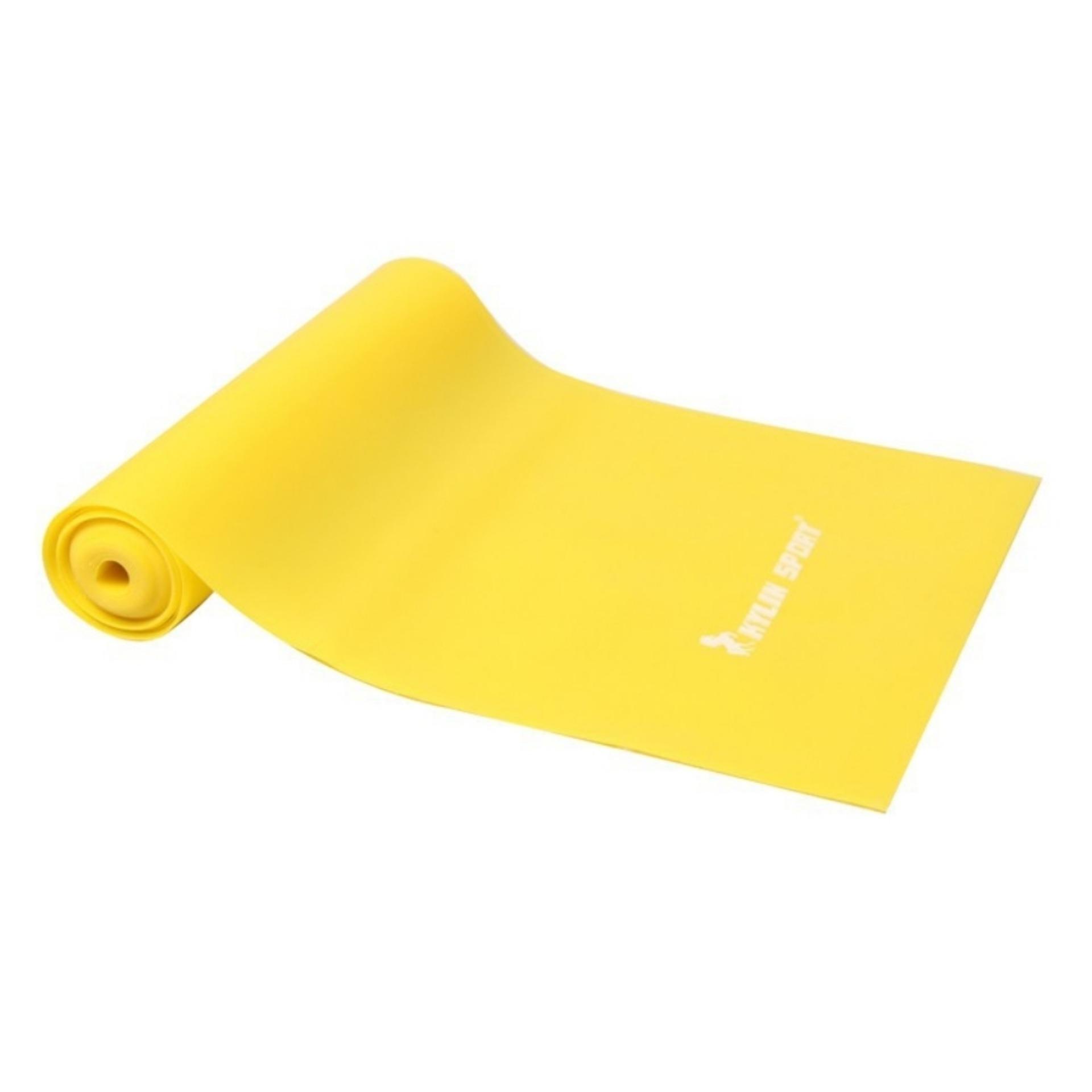 Latex Stretching Belt Pull Strap, 2m, 0.4mm, Kuning