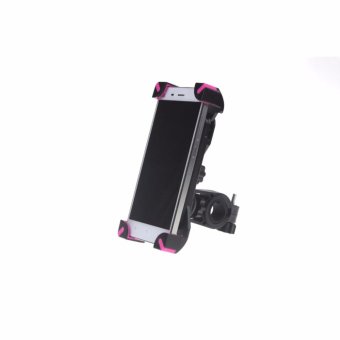 Gambar Lazy Mount Bracket Bike Phone Holder Stand for iPhone 5 6 6s plusSamsung Bicycle Accessories Cycling Support(Rose)   intl