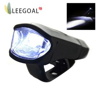Gambar Leegoal Tinggi Tahan Air Terang Lampu Sepeda 3 Watt Lampu Sepeda USB Isi Ulang Memimpin Di Depan Dengan Mudah Instal (Hitam)  intl