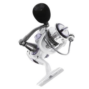 LIEYUWANG 13 + 1BB ( True 5 + 1BB ) Full Metal Fishing Spinning Reel With Exchangeable Handle (Pearl White) - intl