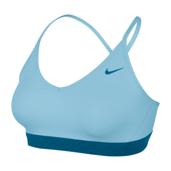 Gambar Nike Womens Favorites Sports Bra   Still Blue Industrial Blue