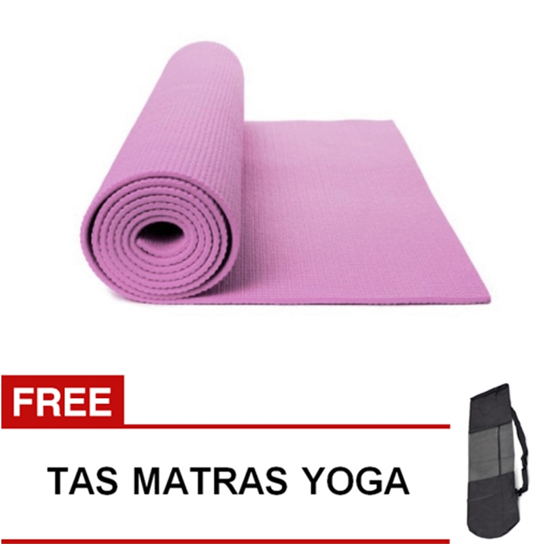 Oranyejersey Matras Yoga Mat Flexflit 6MM - Biru Tua + Tas