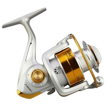 PAlight Memancing Reel 12 BB 5.5:1 logam spul Fishing Tackle Spinning Reel ikan roda Aksesoris (ukuran: 2000)