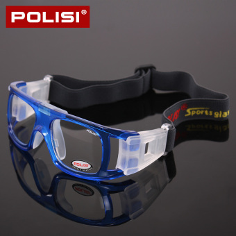 Polisi anti-kabut miopia bermain sepak bola frame kacamata basket kaca mata