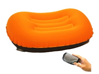 Gambar [READY STOCK] Naturehike Portable Inflatable Aeros Pillow TravelAir Pillow Camping Sleeping Gear, Blue  Green  Orange.   intl