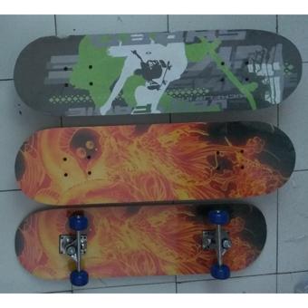 Gambar skateboard junior remaja skate board papan luncur seluncur motif