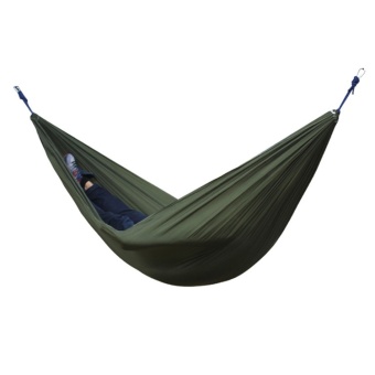 Gambar Sleeping gear outdoor double hammock portable camping nylonhammocks   intl