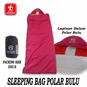 Gambar Summit Series Sleeping Bag Bulu Bahan Polar Bulu Tebal Hangat Nyaman