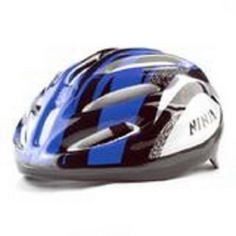 Gambar XoXoGrosir Ninja Bikes Helmet NB 018   Biru