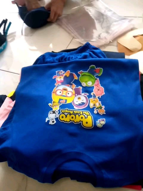 BAJU ANAK PORORO KAOS ANAK GAMBAR HEWAN BAJU ANAK