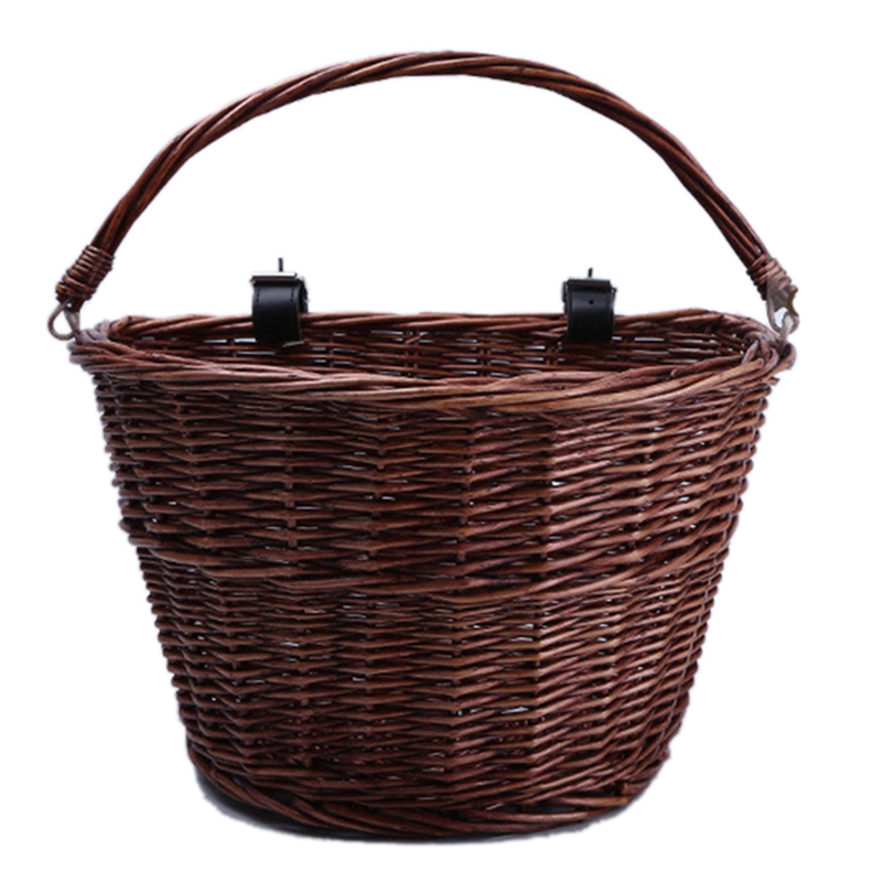 Bicycle Baskets Bike Shopping Box Bicycle Balance Car Baskets Wicker Bike Scooter Basket Bike Accessories