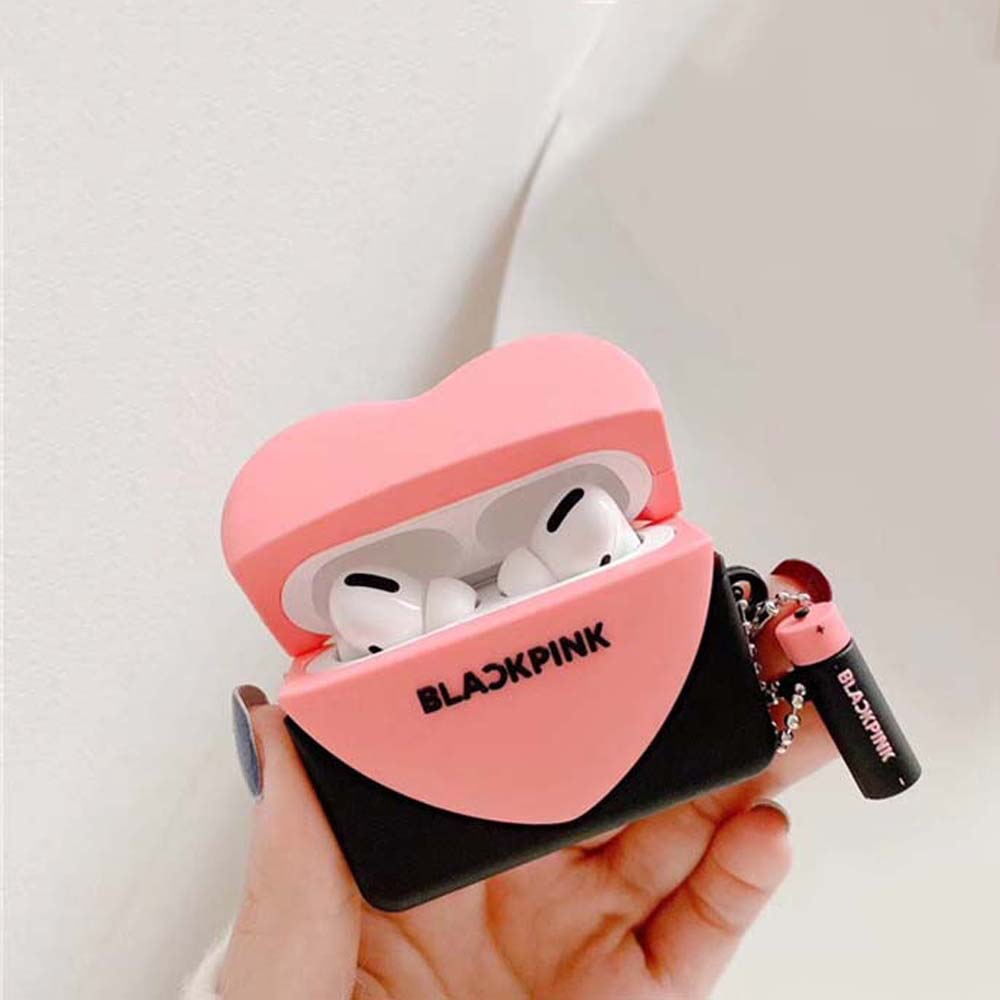 Ốp tai nghe taq57 blackpink dễ thương tai nghe không dây bluetooth, ốp sạc airpods 1 2 phụ kiện tai nghe silicon ốp bảo vệ ống tai vỏ airpods hộp đựng tai nghe