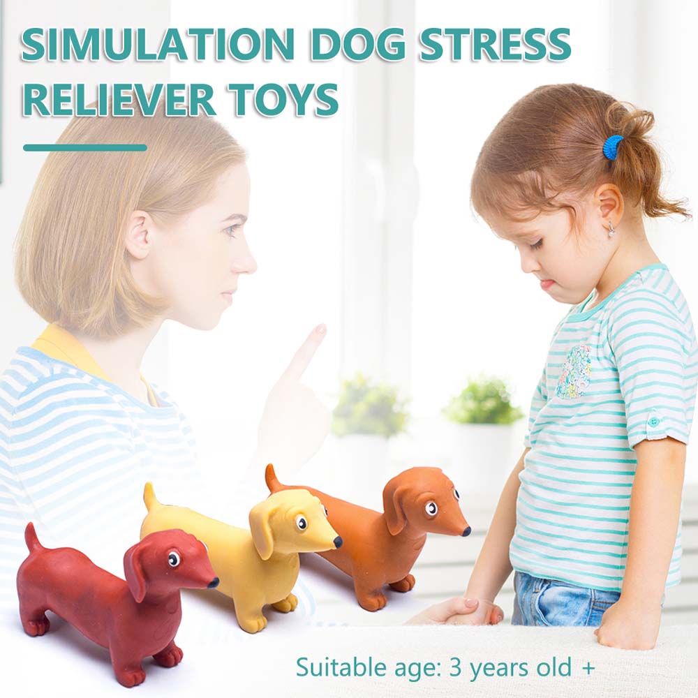 BANDA ผู้ใหญ่บรรเทาความเครียดเด็กของขวัญปรับปรุงความเข้มข้น Patting สุนัขมือ Fidget ตุ๊กตากลับสู่สภาวะปกติตุ๊กตากลับสู่สภาวะปกติหมู