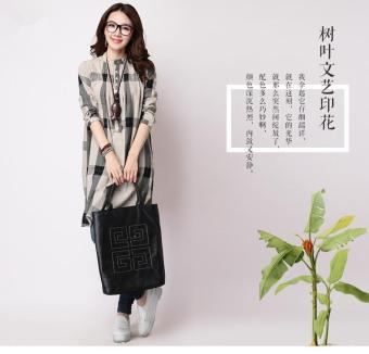 1830# Vintage Style Plaid Cotton/Linen Maternity Blouse DressSpring Long Sleeve Clothes For Pregnant Women Pregnancy Tops- Khaki- Intl Juli 2019 - 3 1830# Vintage Style Plaid Cotton/Linen Maternity Blouse DressSpring Long Sleeve Clothes for Pregnant Women Pregnancy Tops- Khaki- intl - 3