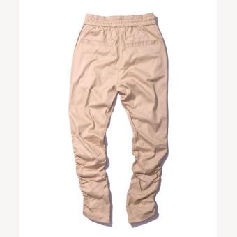 Gambar 2017 Spring New man pants army Pants Casual Skinny Zipper bottonSweatpants S (Khaki)   intl