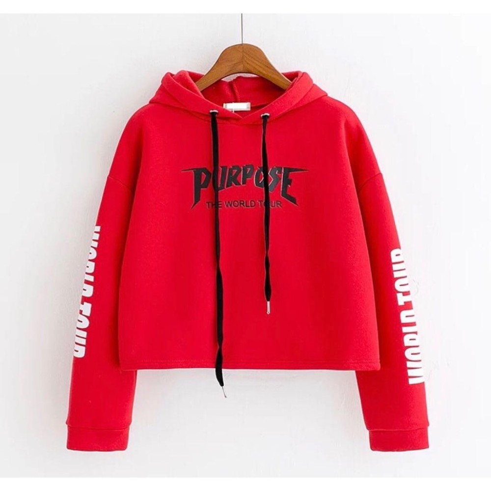 3K fashion Purpose Hodie Sweater - Fleece - Sweater Wanita