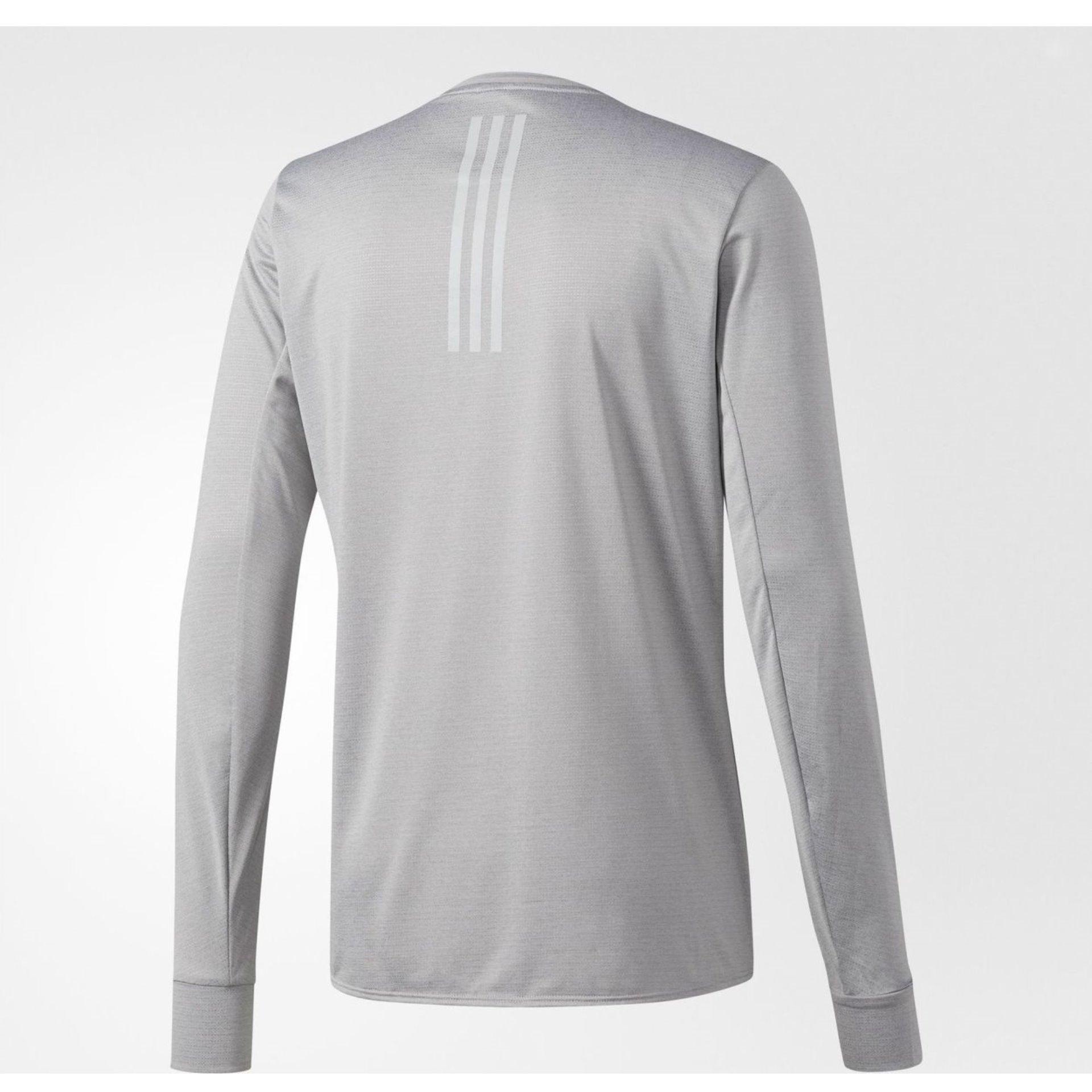 Adidas Kaos lengan panjang Supernova Tee S97993 Abu .