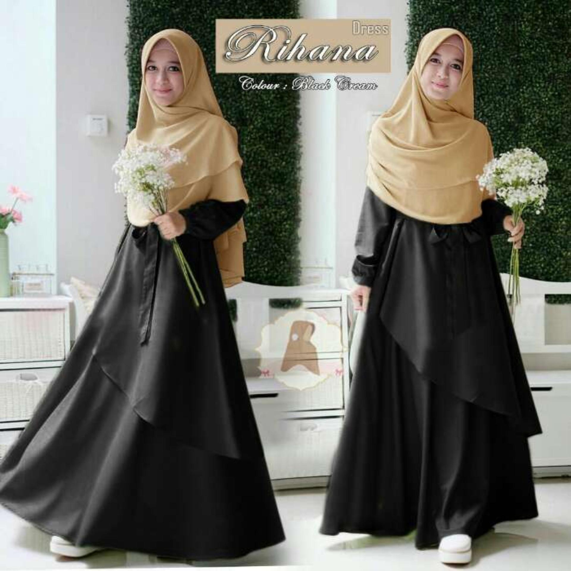 Afifahstore Gamis Syari Muslim Wanita Busui Dress Muslimah Atasan Maxmara Rihana Afifahstore Gamis Syari Muslim Wanita Busui Dress Muslimah Atasan Maxmara Rihana