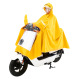 Gambar Afrika macan tutul pedal listrik sepeda motor masker sepeda motor ponco tebal jas hujan (Kuning)