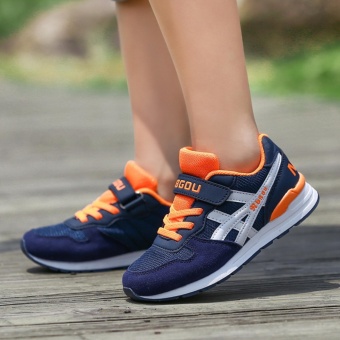 Harga AiDELi Boy fashion breathable sneakers sport and casual
shoesschool sneaker non slip shoes running shoes intl Online Terjangkau