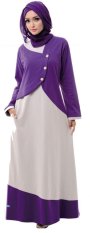 Alnita Gamis Muslimah - Ungu