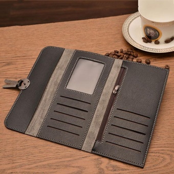 Amart Fashion Dompet Panjang Wanita Korea Tas Genggam Kulit Dompet Beritsleting Wadah Kartu Koin Untuk Hadiah Oktober 2019 - 3 Amart Fashion dompet panjang wanita Korea tas genggam kulit dompet beritsleting wadah kartu koin untuk hadiah - 3