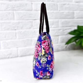 Amart Fashion Tas Kurir Bahu Wanita Sederhana Kanvas Bercetak Bunga Beritsleting Kapasitas Besar Maret 2019 - 5 Amart Fashion tas kurir bahu wanita sederhana kanvas bercetak bunga beritsleting kapasitas besar - 5