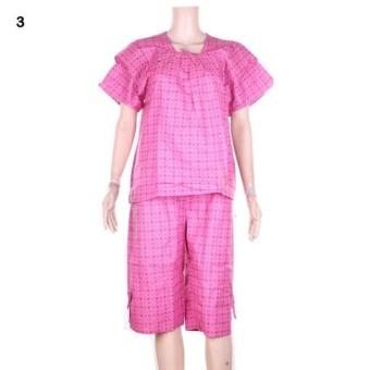 Gambar Baby Doll Baju Tidur Setelan Kulot Batik Selena   Warna 3
