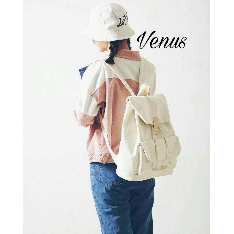 Backpack Ransel Serut Venus / Tas Remaja/Sekolah/Kuliah