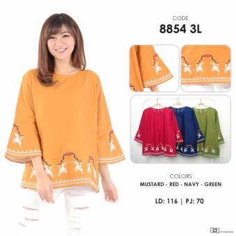 jual baju blouse katun bordir wanita free size fashion jual baju blouse katun bordir wanita free size fashion
